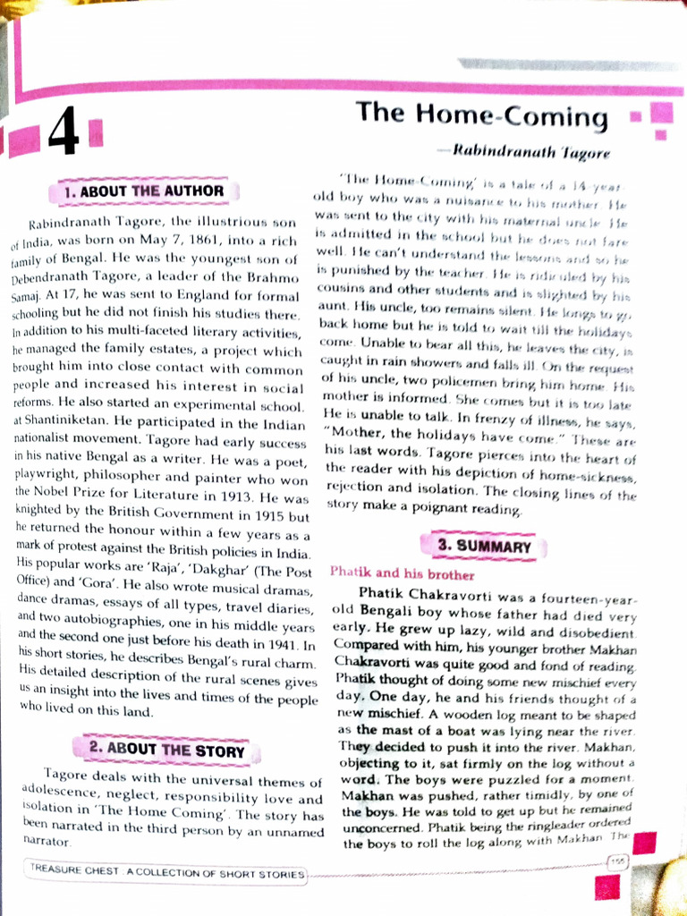 Home Coming Notes | PDF