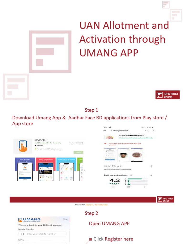 UAN Allotment Step by Step Process | PDF | Authentication ...