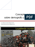 Aspectos Básicos Sobre La Población Mundial