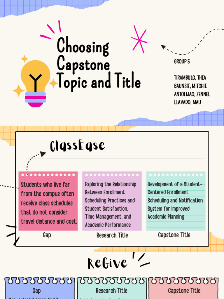 Capstone Project Topic Selection Guide | PDF