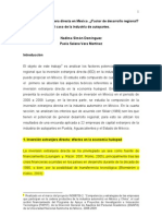 La Inversion Extranjera Directa en Mexico