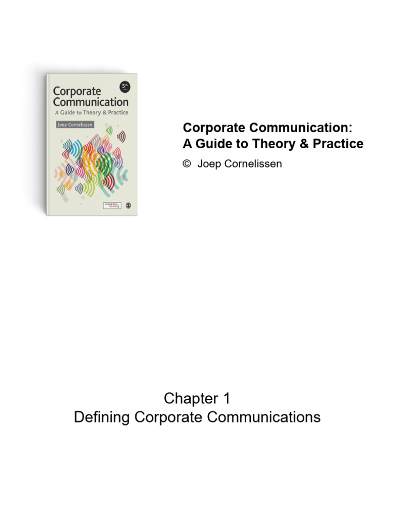 Corporate Communication Essentials Guide | PDF | Blog | Reputation