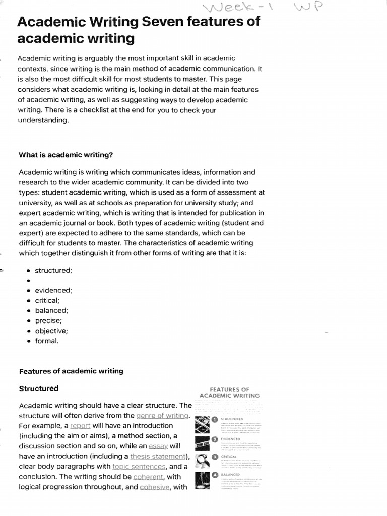 WP Week 1 Notes | PDF