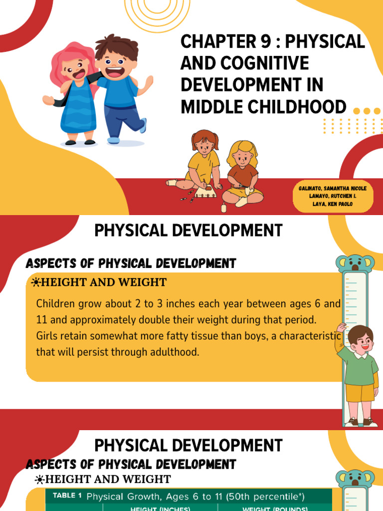 Middle Childhood Development Insights | PDF | Sleep | Brain