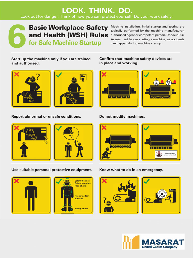 Workplace Safety Guidelines for Machines | PDF