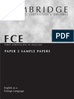 FCE - Sample Papers 2