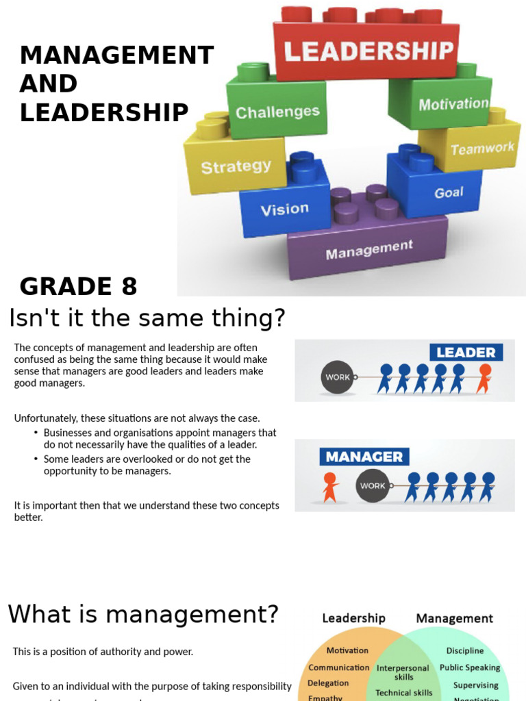 8.6 Management and Leadership 2024 | PDF | Leadership | Social Psychology