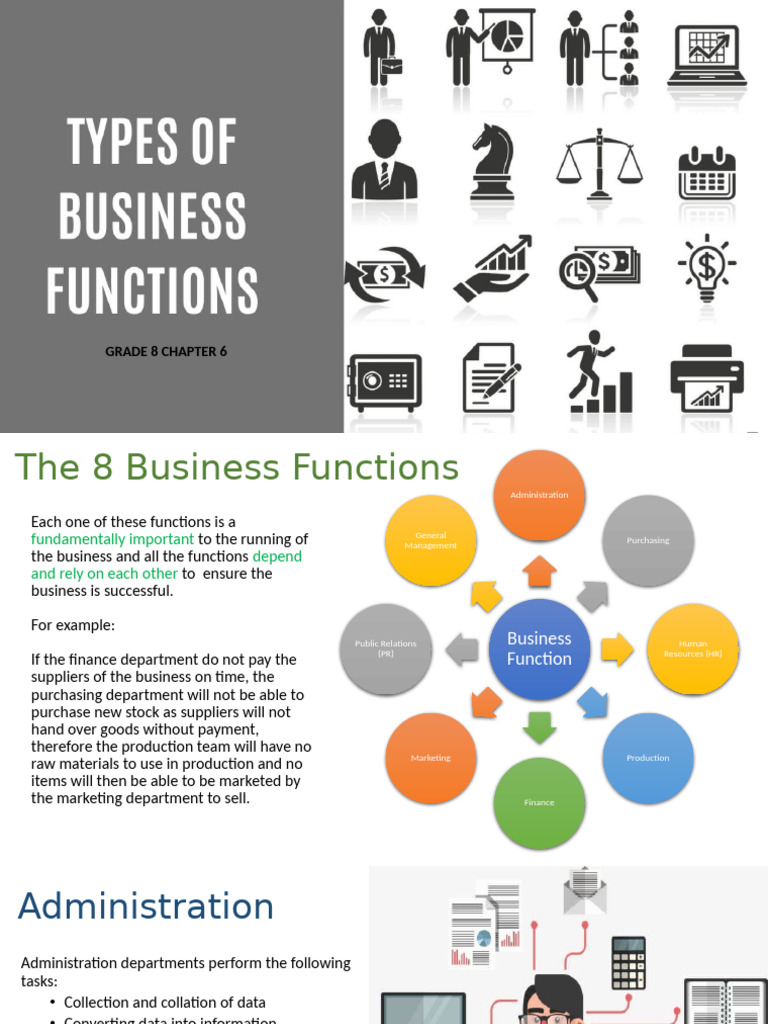 Overview of 8 Business Functions | PDF | Marketing | Supply Chain