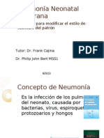 Neumonía Neonatal Temprana SCBRD