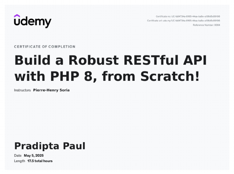 Build From Scratch A Clean PHP 8 Backend API Based On Scalable and ...