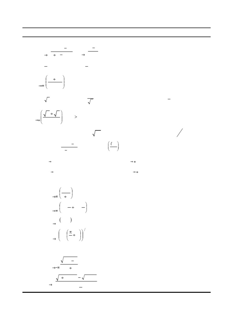 IIT-JEE 2025 Limit Practice Problems | PDF | Mathematics | Mathematical ...