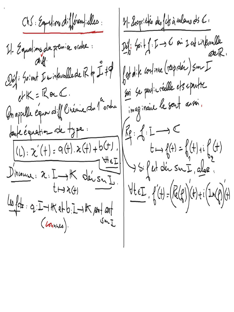 Coure Equa Diff 1 | PDF