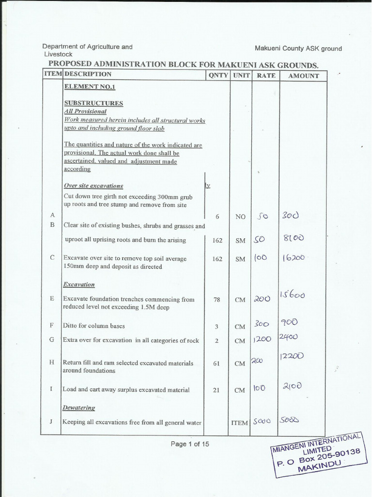 BQ Administration Block | PDF