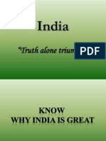 India: "Truth Alone Triumphs"
