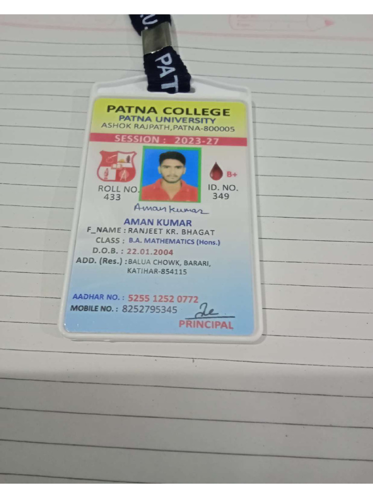 ID Card and Provisionally Admitted | PDF