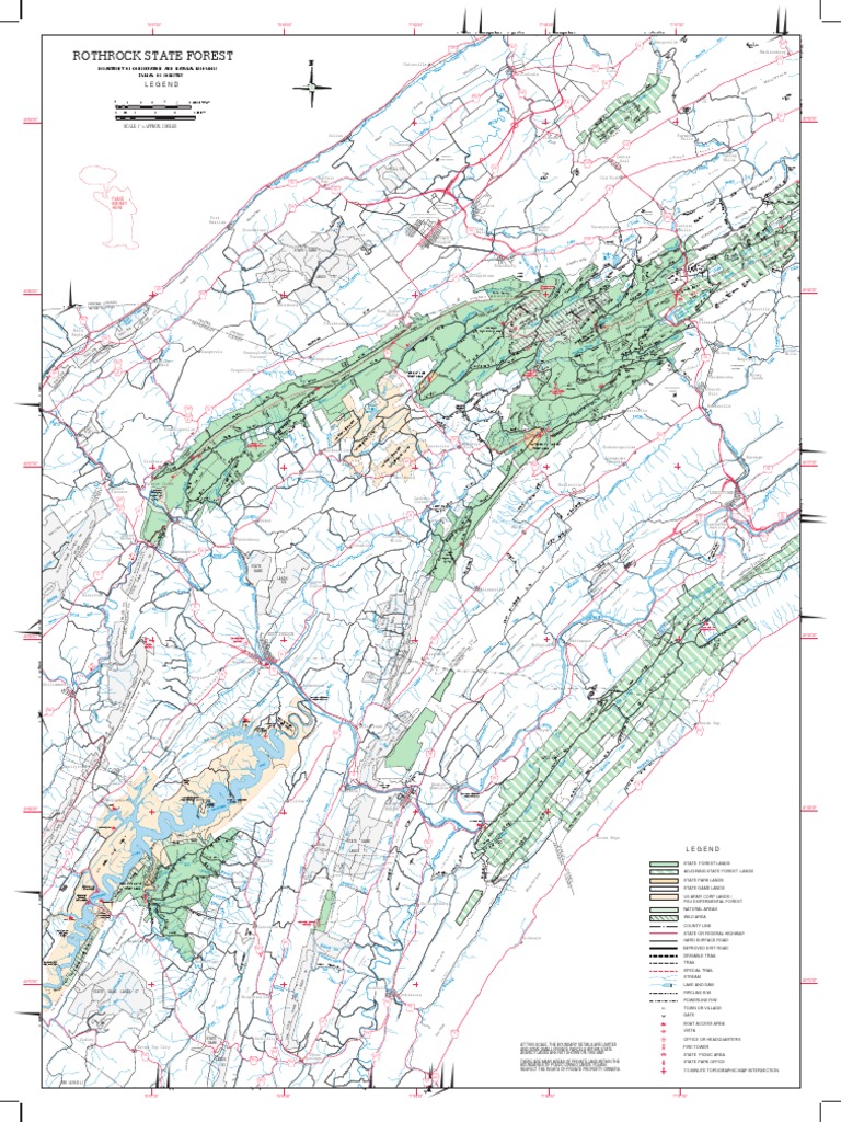 Pennsylvania State Game Lands Map | PDF | Land Management | Nature