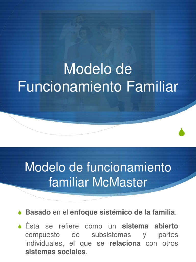 Modelo McMaster de Funcionamiento Familiar | PDF | Crecimiento personal ...