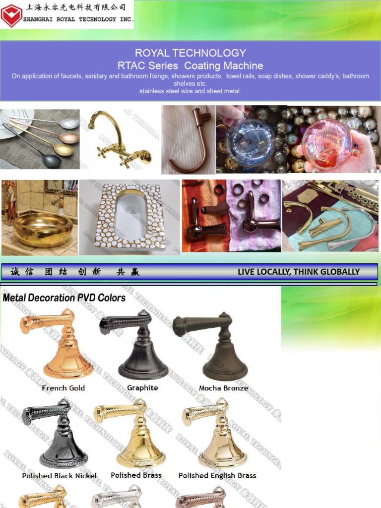 Royaltec - RTAC - Equipment - For Bathroom Fittins - To Christo | PDF ...