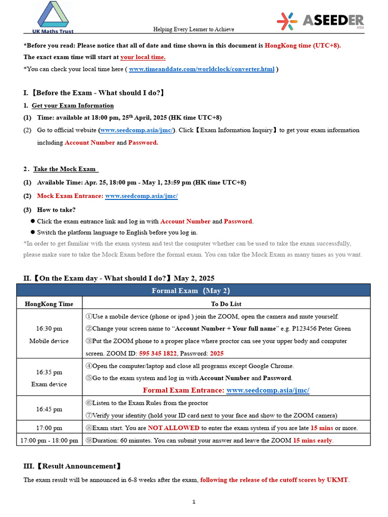 Exam Preparation Guide for Students | PDF | Computing | Computer ...