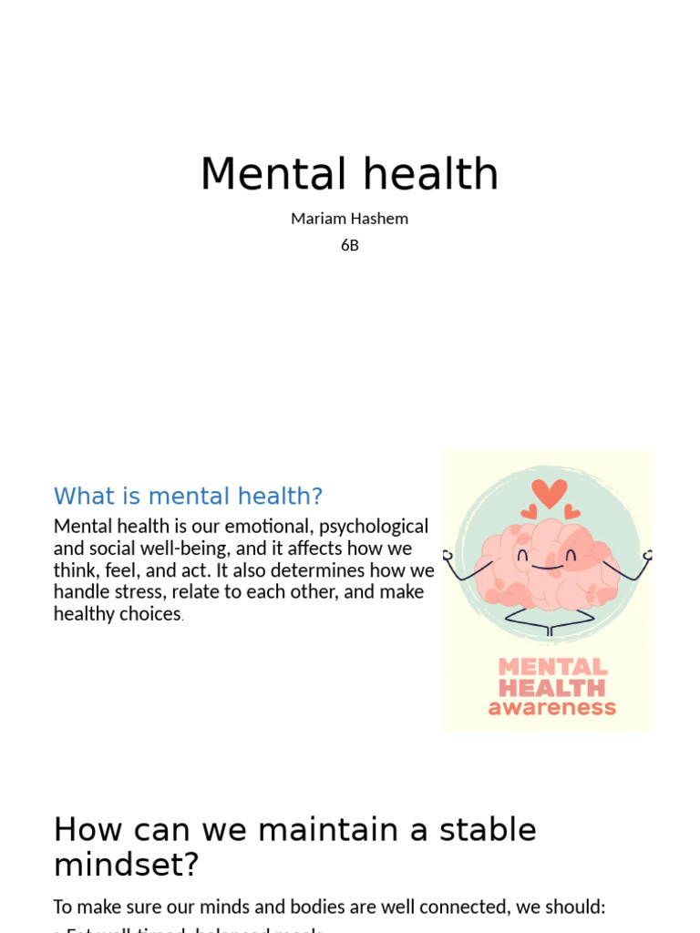 Mental Health | PDF
