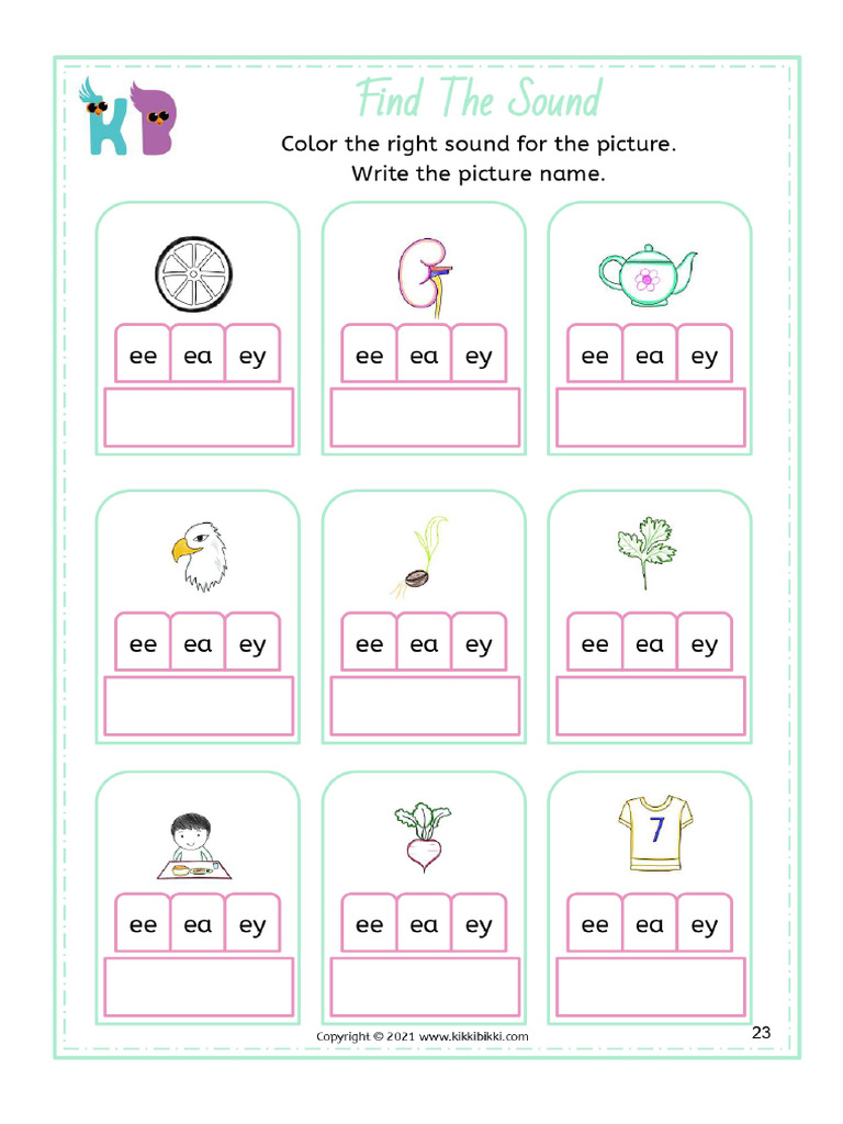 Long e Practicing | PDF