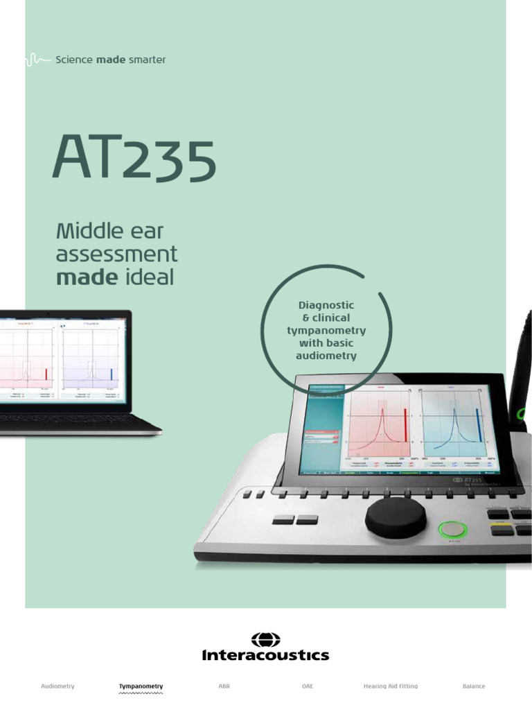 AT235: Advanced Middle Ear Analyzer | PDF | Hearing