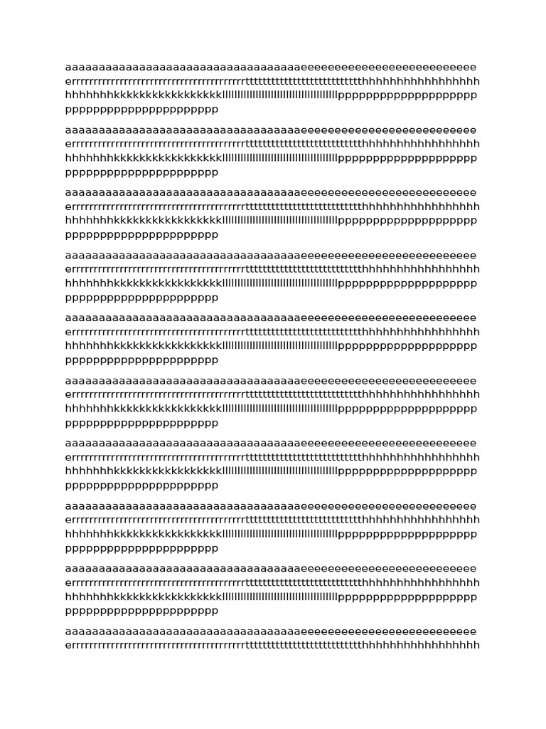 Nonsense Text Document Analysis | PDF