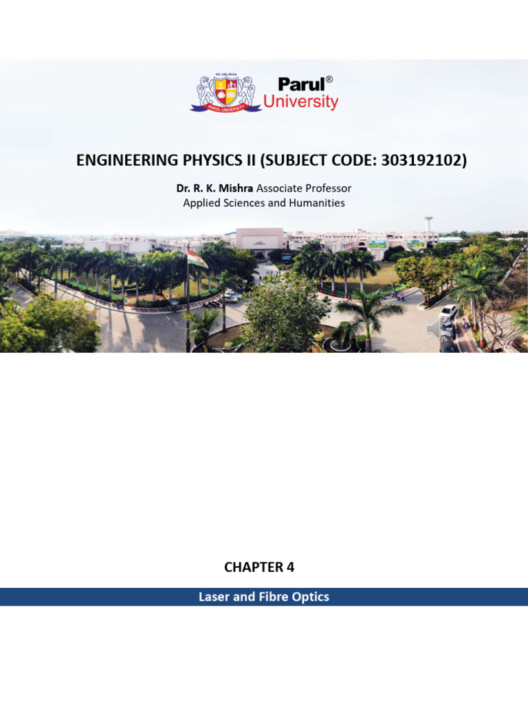 Physics Btech Notes | PDF | Laser | Laser Diode