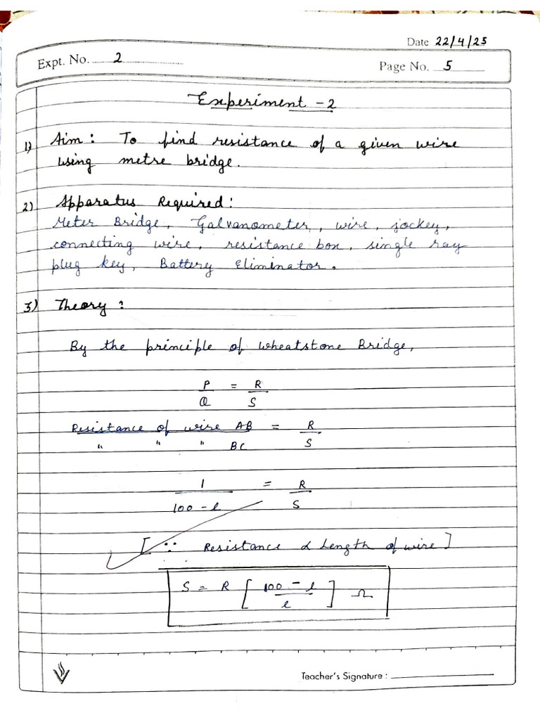 Experiment 2 Physics | PDF