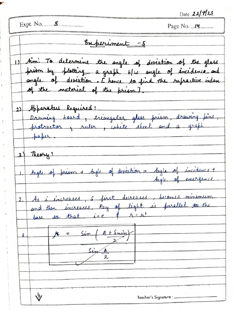 Experiment 5 Physics | PDF