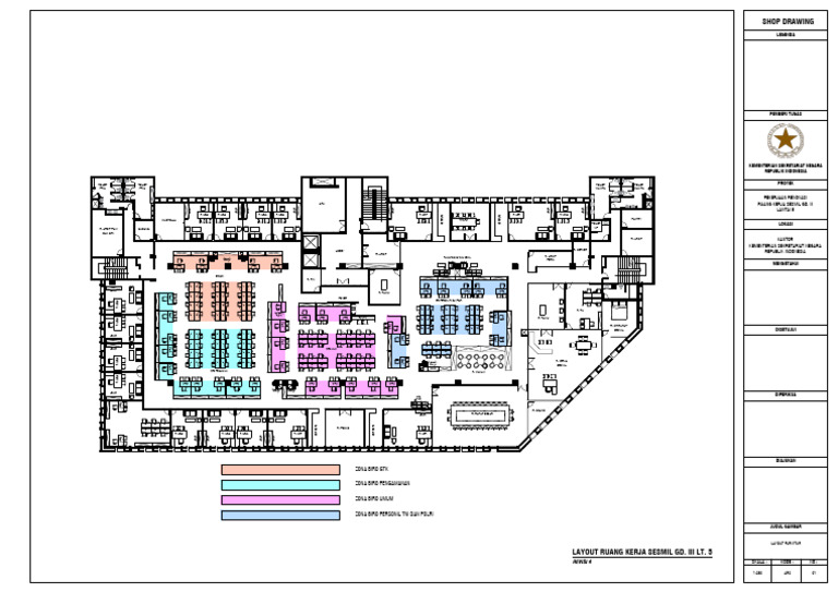 4a. Rev_4_layout Rencana Furniture_setmil. Gd. 3 Lt.5_22.10.2025 | PDF