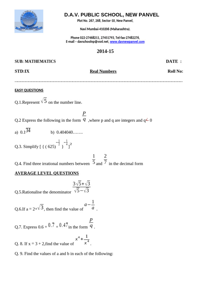 IX Grade Mathematics Questions Compilation | PDF | Area | Triangle