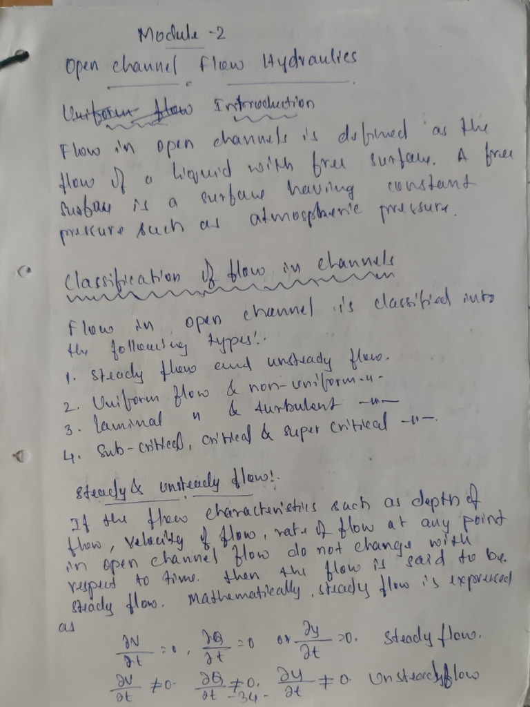 Applied Hydraulics - MODULE 2 | PDF