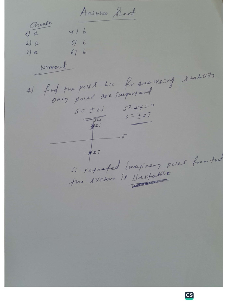 Answer Sheet | PDF