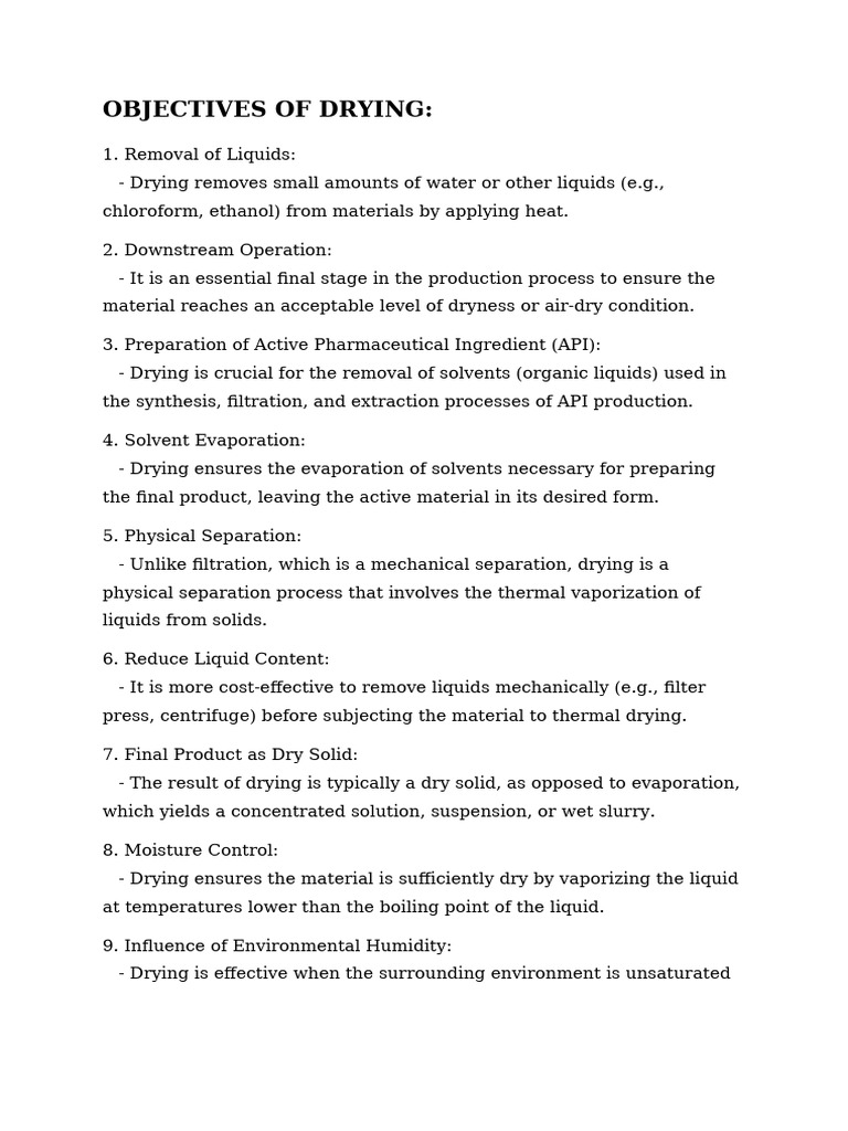 DRYING | PDF | Heat Transfer | Thermal Conduction