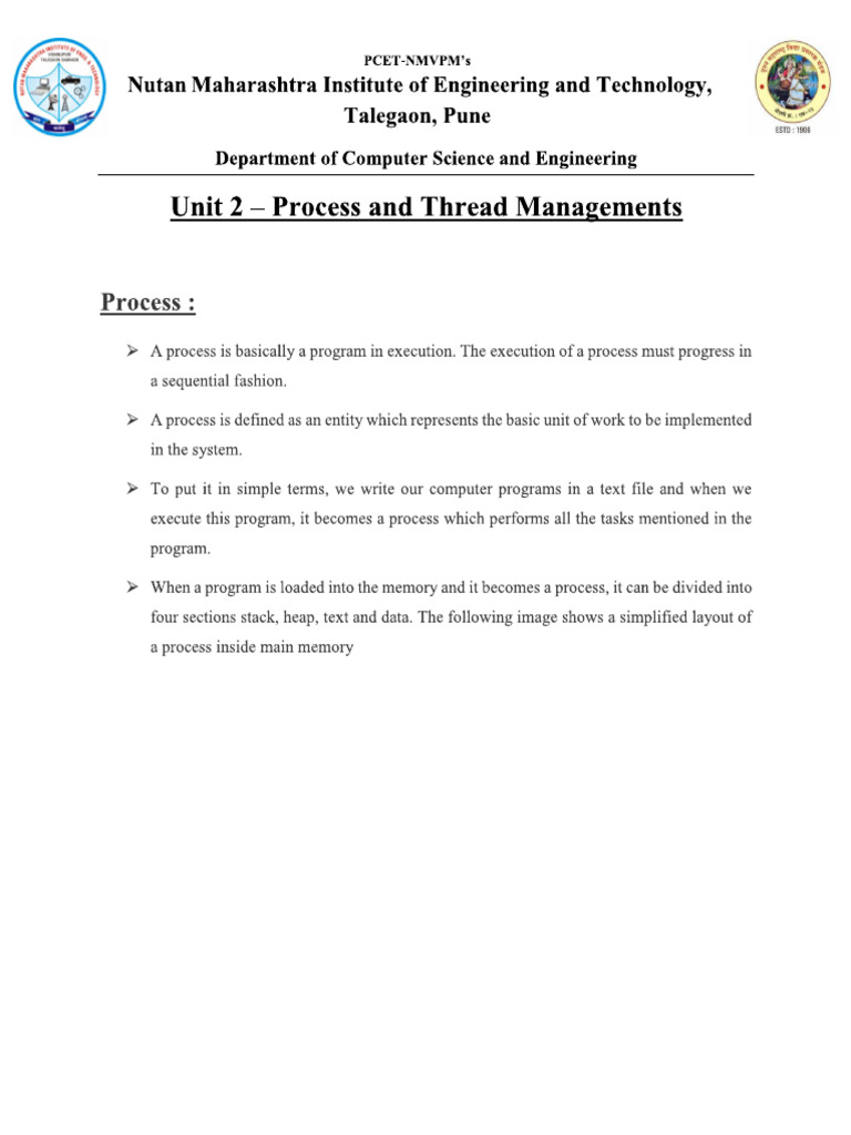 Os Unit 2 | PDF