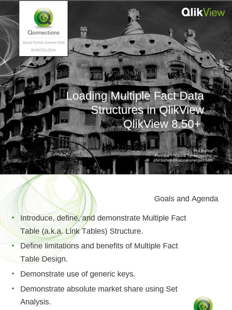 QlikView Multiple Fact Table Design | PDF | Computer Programming ...