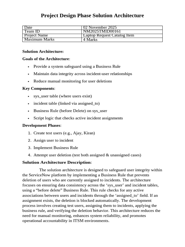 Solution Architecture Pdf