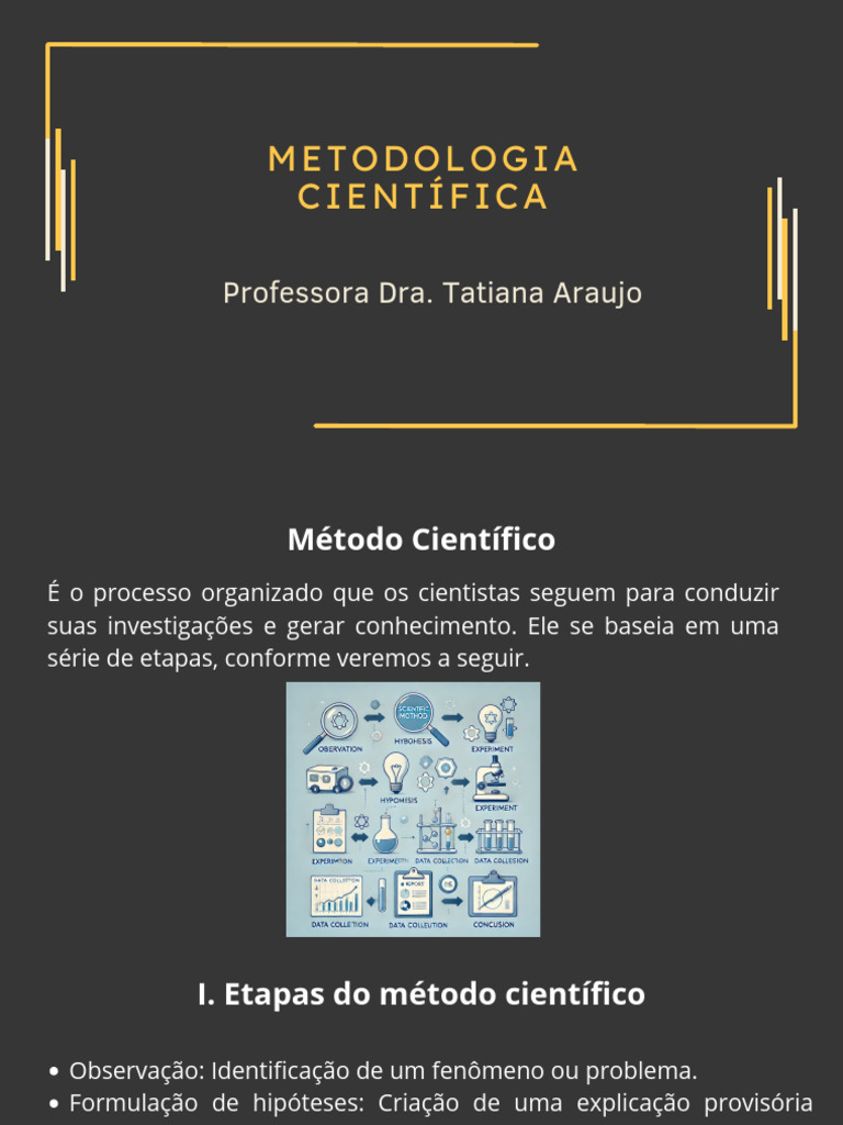 Metodologia Científica: Etapas e Tipos | PDF | Science | Temperatura