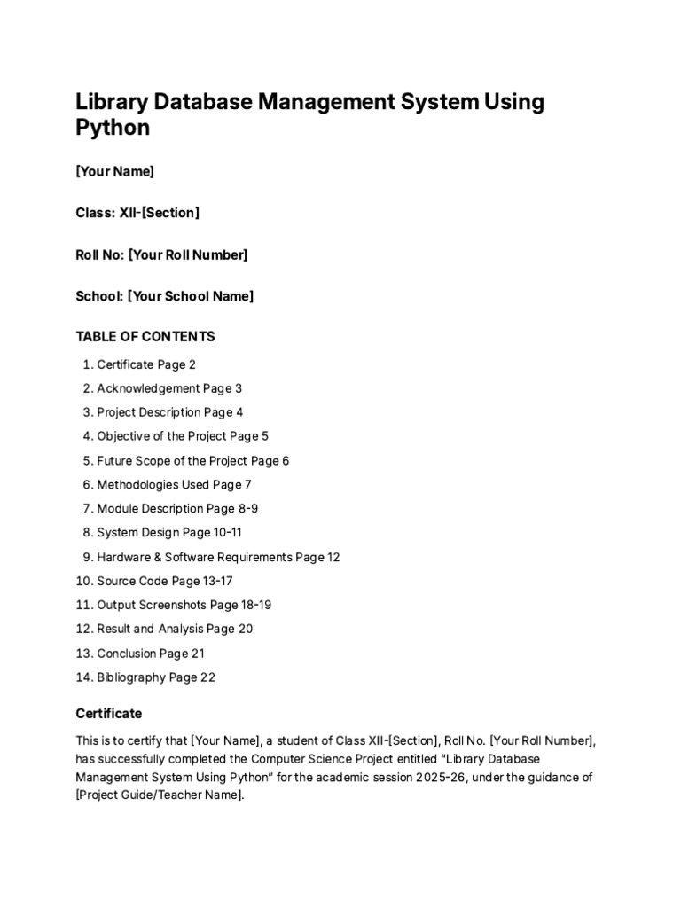 Library Database Management System | PDF | Modular Programming | Databases