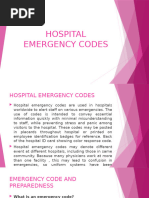 Hospital Emergency Color Codes Explained | PDF | Emergency | Health Care