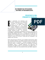 MANUAL para presenta peticiones ante la COMISIÓN INTERAMERICANA DE DERECHOS HUMANOS