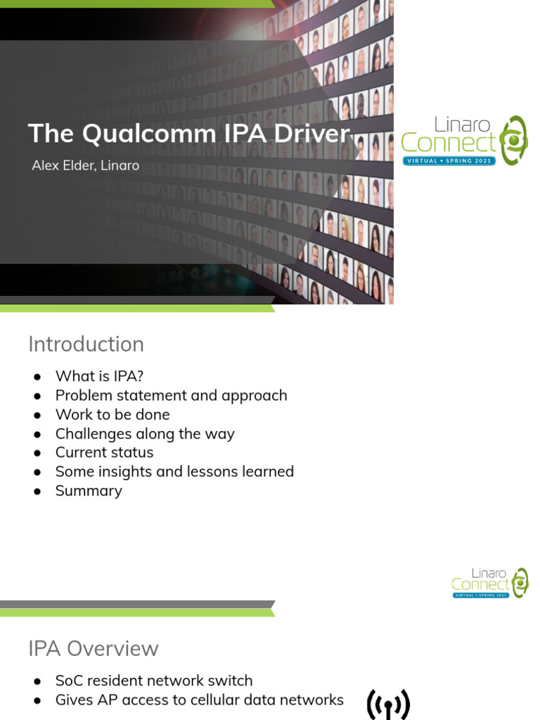 The Qualcomm IPA Driver | PDF | Kernel (Operating System) | Operating ...