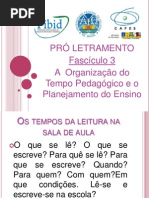 Slides Pro letramento- Fascículo III