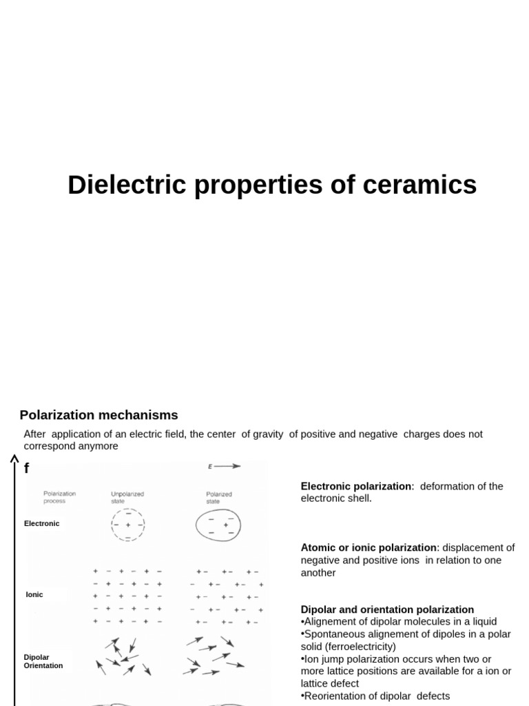 Dielectric Properties | PDF | Dielectric | Physical Phenomena