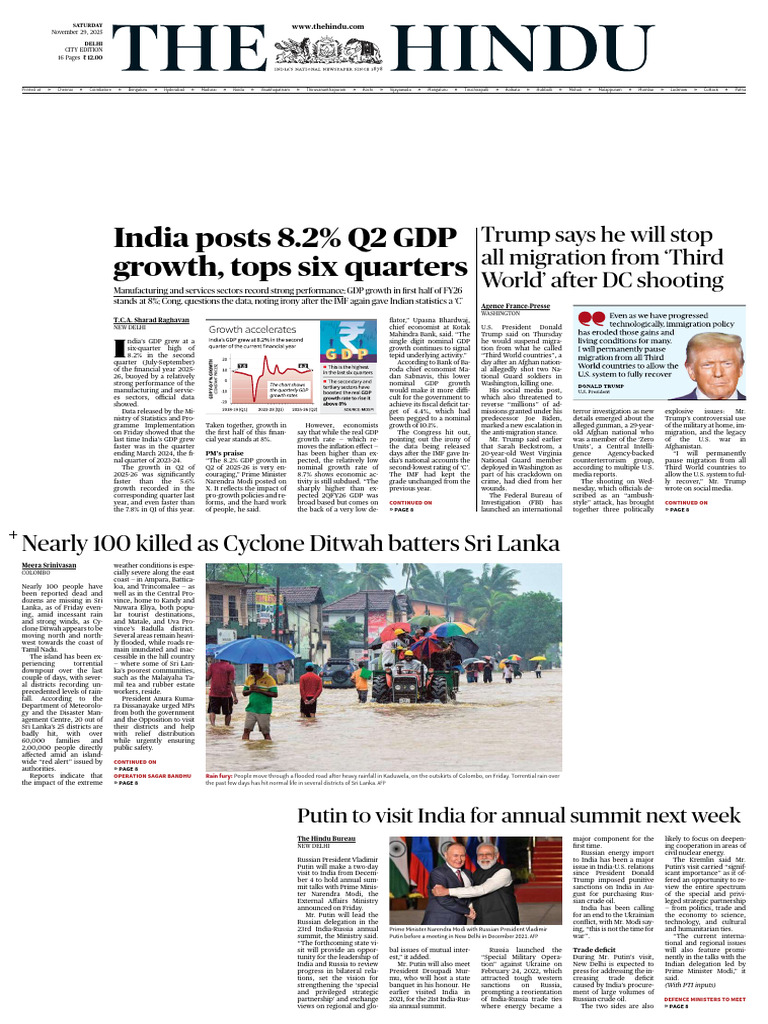 India's 8.2% GDP Growth in Q2 FY26 | PDF