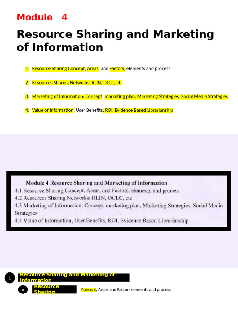 Resource Sharing & Marketing in Libraries | PDF | Libraries | Risk