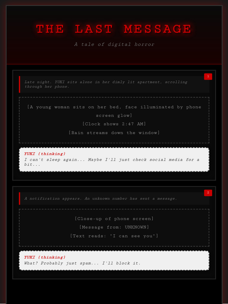 Digital Horror: The Last Message | PDF