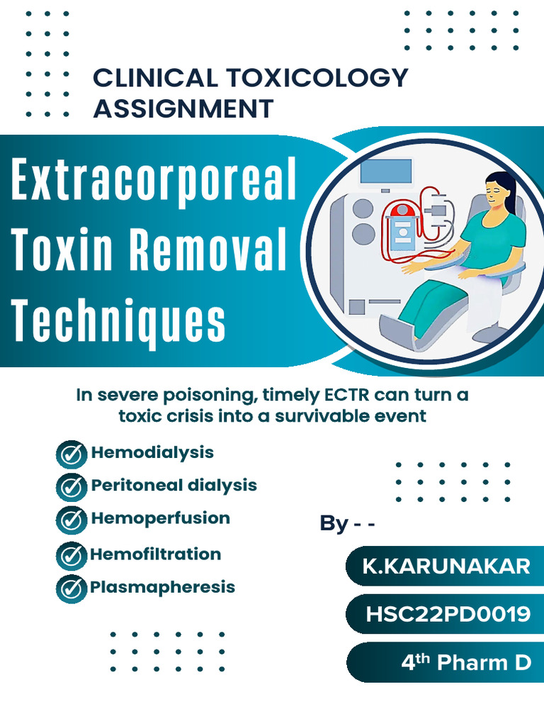 ECTR for Poisoning: Treatment Options Explained | PDF | Hemodialysis ...