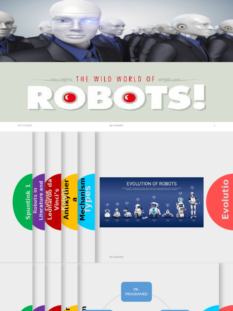 Evoulution of Robots | PDF | Robot | Robotics
